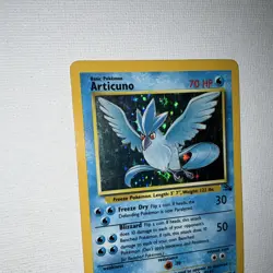 Pokemon Articuno Holo Rare 70 HP Fossil 2/62 1999 Unlimited English TCG Card - Image 4
