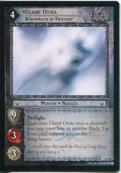 Lord Of The Rings CCG Card RotEL 3.U86 Ulaire Otsea, Ringwraith In Twilight - Image 1