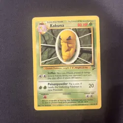 Kakuna 47/130 Base Set 2 Non-Holo Regular Uncommon Unlimited Pokemon Card TCG - Image 1