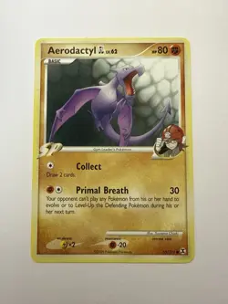 Pokemon TCG Aerodactyl Rising Rivals Card 55/111 Regular LP - Image 1