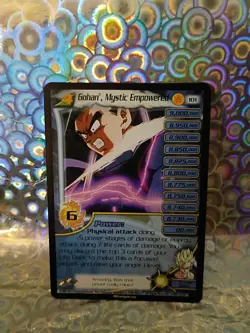2003 Score CCG - TCG, 5 Star DBZ Card, Gohan, Mystic Empowered #101 - Image 1