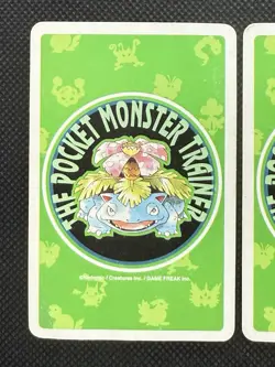 Pokemon Vulpix Ninetales Queen King Clubs Green Venusaur Deck Playing Card Poker - Image 5