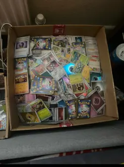 Huge Box of Japanese Pokemon Bulk Cards - Image 1