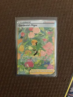 Gardenia’s Vigor Crown Zenith Trainer Card - Pokemon - Image 1