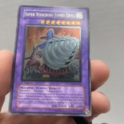 Yugioh Card - Super Vehicroid Jumbo Drill POTD-EN036 Ultimate Rare 1st Edition - Image 2