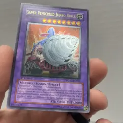 Yugioh Card - Super Vehicroid Jumbo Drill POTD-EN036 Ultimate Rare 1st Edition - Image 3