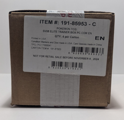 Surging Sparks Pokemon Center ETB Case SEALED - Pokemon Card Trading Card Game - Image 1