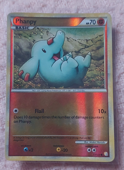 Phanpy 77/123 Reverse Holo Heartgold & Soulsilver Pokemon Card - Image 1