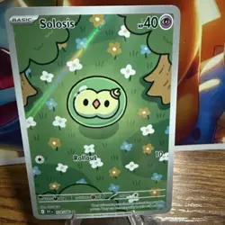 Pokemon TCG Solosis Illustration Rare Black Bolt, English Edition, Card 118/086 - Image 1