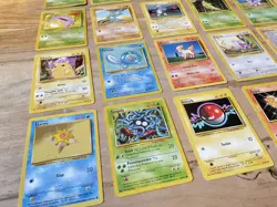1999 Pokemon Unlimited Base Set Complete Common Uncommon Full Set 47 Unique Card - Image 4