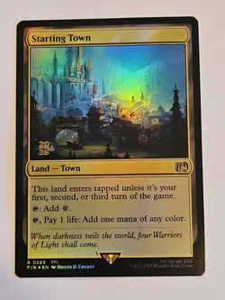 Starting Town - Universes Beyond: Final Fantasy Pre Release Foil 2025 - Image 1