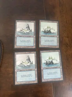 Island (336) Ice Age Regular mtg x4 German version - Image 1