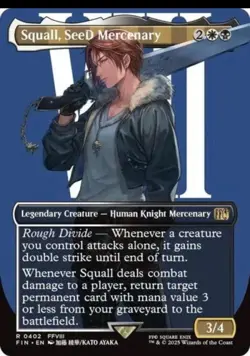 Squall, SeeD Mercenary (Borderless) Final Fantasy Foil - Image 1