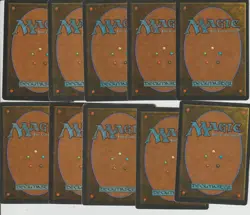 Lot x10 cartes ICE AGE Brainstorm, Incinerate...MTG US 1995 EX-NM - Image 2