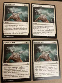 x4 Return to Dust U MTG Time Spiral Remastered M/NM, English - Image 1