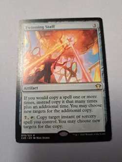 MTG: Twinning Staff (LP): Commander 2020 - Image 1