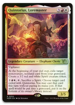 Quintorius, Loremaster #250 (Foil) (LP) March of the Machine MOM Magic MTG - Image 1