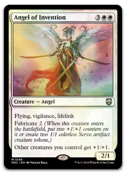 Angel of Invention (Ripple Foil) #166 (NM) Modern Horizons 3 M3C Magic MTG - Image 1