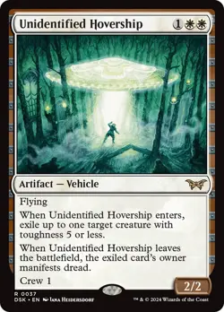 🧙Unidentified Hovership R 0037 FOIL DSK Duskmourn House Of Horror MTG - Image 1