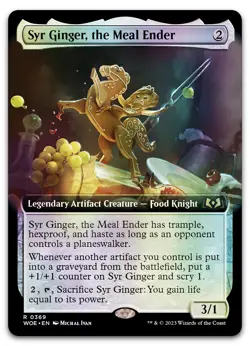 Syr Ginger, the Meal Ender (Extended Art) #369 (Foil) NM Wilds of Eldraine - Image 1