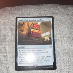 Magic: The Gathering Nuka-Cola Vending Machine Artifact Fallout Uncommon U 0137 - Image 1