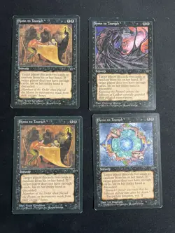 MtG X4 Hymn to Tourach Fallen Empires Magic the Gathering - Image 1