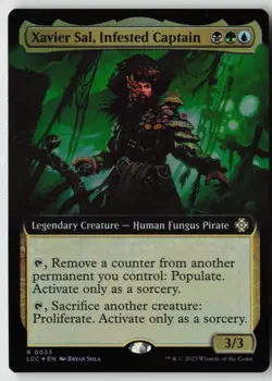 Xavier Sal, Infested Captain (Extended Art) FOIL 33 Commander: The Lost Caverns - Image 1