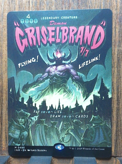 NTG🎇 Griselbrand (Showcase) Innistrad Remastered NEAR MINT Pack Fresh POSTER - Image 1