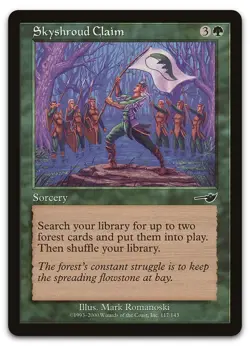 Skyshroud Claim #117 (LP) Nemesis NMS Magic MTG - Image 1