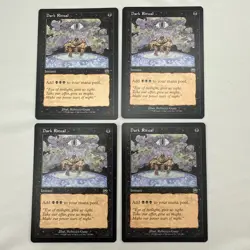 Dark Ritual x4 MTG Mercadian Masques 4x Magic Very Good Light Play - Image 1