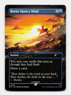 MTG: Borne Upon a Wind | Secret Lair Drop Series 2228 NM - Image 1