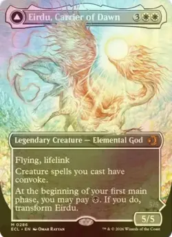 Eirdu, Carrier of Dawn (Borderless) Lorwyn Eclipsed Foil nm - Image 1