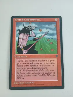 Italian MTG Winds Of Change Legends Set Magic The Gathering Card LP - Image 1