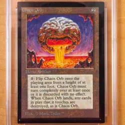 Chaos Orb - CGC Graded 5.5 (Collectors Edition) Magic the Gathering 1993 MtG P9 - Image 2