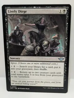 Lively Dirge - Outlaws of Thunder Junction - Sorcery - Uncommon - OTJ 093 - Image 1