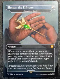 Elessar, the Elfstone - Borderless - Tales of Middle Earth (MTG) - Image 1