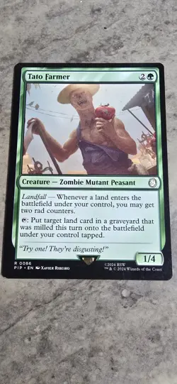 Tato Farmer Universes Beyond: Fallout Regular Creature Rare MTG NM - Image 1