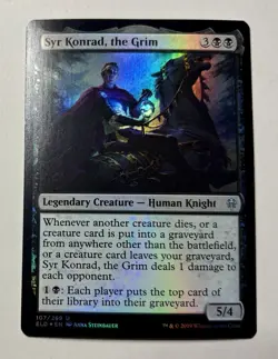 Syr Konrad, The Grim FOIL MTG LP - Image 1