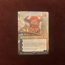 Angrath The Flame-Chained (Borderless) Secret Lair Drop Foil NM CARD Unplayed - Image 1