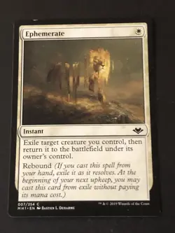 Ephemerate X1 Modern Horizons Ex Condition See Pics Front Back - Image 1