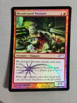 Bloodcrazed Neonate Foil | LP | WPN Promo | Magic the Gathering MTG A - Image 1