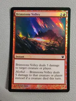 Brimstone Volley Foil | LP | Innistrad | Magic the Gathering MTG - Image 1