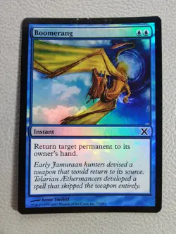 Boomerang Foil | MP | 10th Edition 70/383 | Magic the Gathering MTG - Image 1