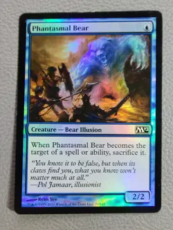 Phantasmal Bear Foil | PL | Magic 2012 M12 | Magic the Gathering MTG - Image 1