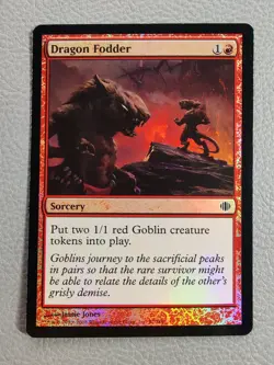 Dragon Fodder Foil | LP | Shards of Alara | Magic the Gathering MTG - Image 1