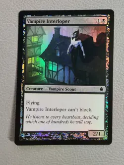 Vampire Interloper Foil | MP | Innistrad | Magic the Gathering MTG - Image 1