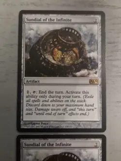 Magic the Gathering Sundial of the Infinite X1 M12 Card - LP Condition - Image 2