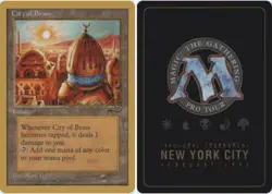 City of Brass - Sideboard - Leon Lindback - 1996 ~ Near Mint Pro Tour D MTG Magi - Image 1