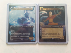 mtg 2 aang,swift savior 2 versions 1 foil 1 regular both borderless n/m - Image 1