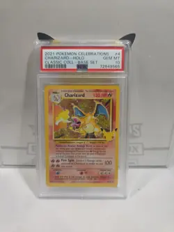 Pokemon TCG 25th Anniversary Celebrations Charizard Trio PSA 10 - Image 2